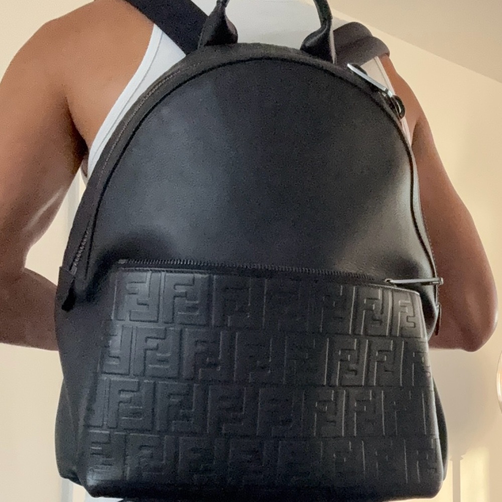Fendi leather backpack - Picture 10 of 10